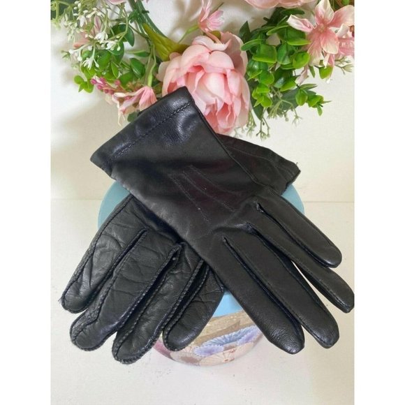 Fownes Accessories Vintage Lady Fownes Cashmere Lined Leather Gloves